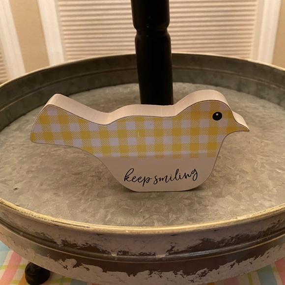 Bird Decor For Tier Trays, Bird Tabletop Wood Signs Set Of 3, Shelf Bird Decor - Picture 14 of 16